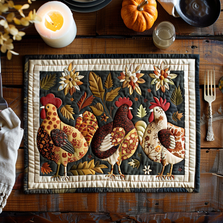 Barnyard Beauties Quilted Place Mat