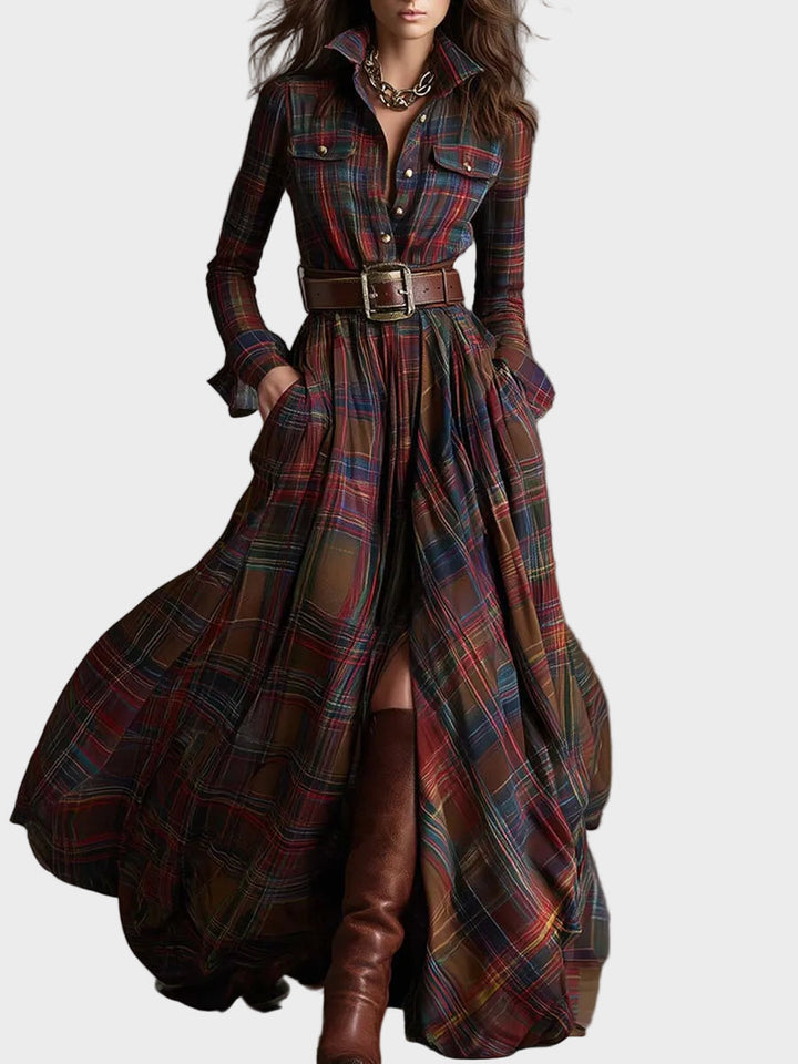 Evelyn - Classic Elegant Shirt Dress