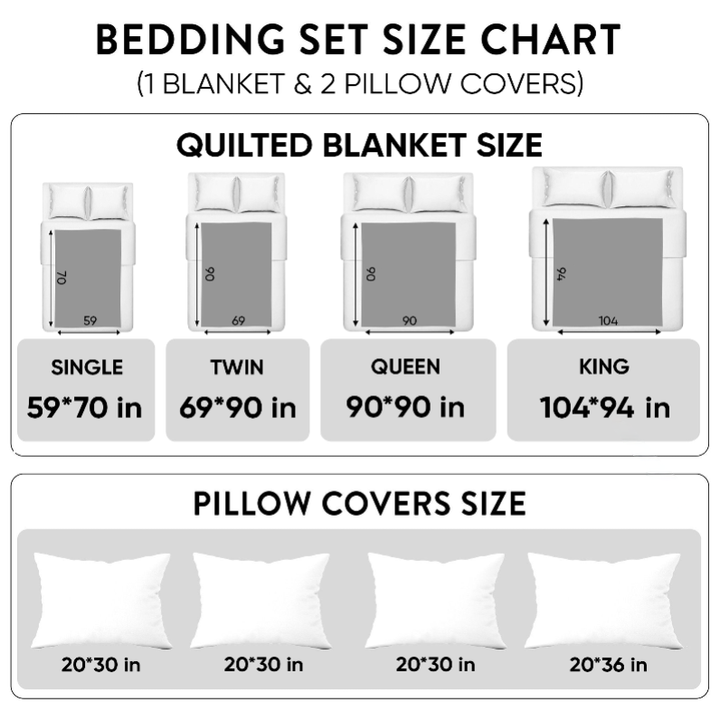 Aurora Flyer 3-Piece Quilted Bedding Set