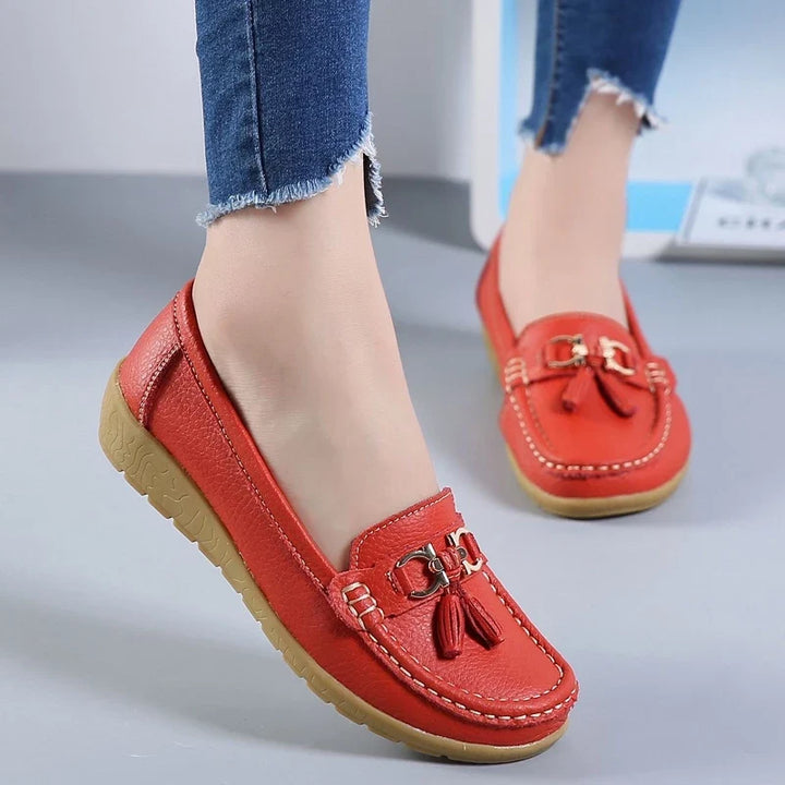 Tassel Wedge Loafers