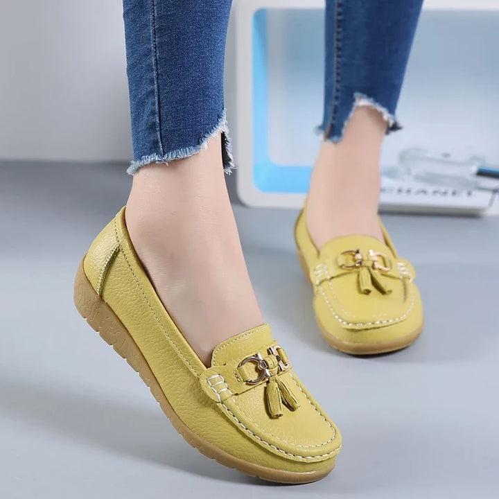 Tassel Wedge Loafers