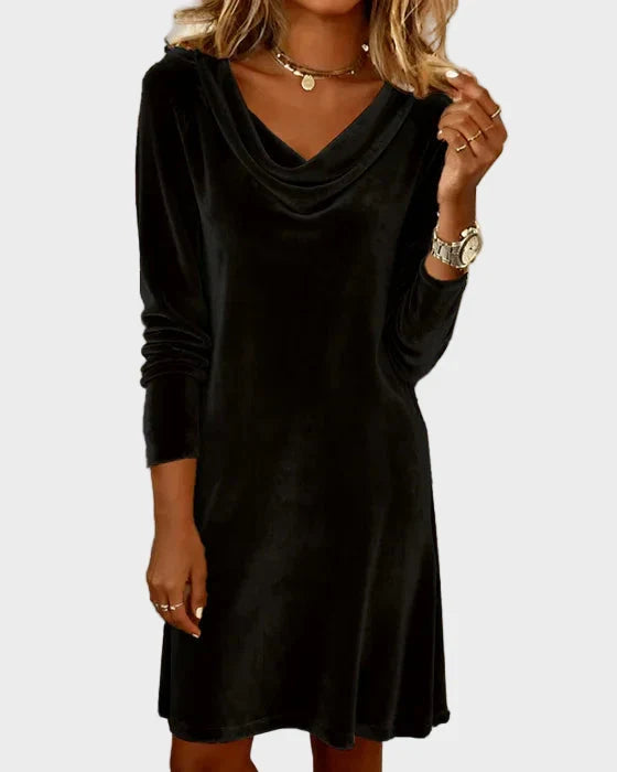 Frosina - Loose Velvet Dress