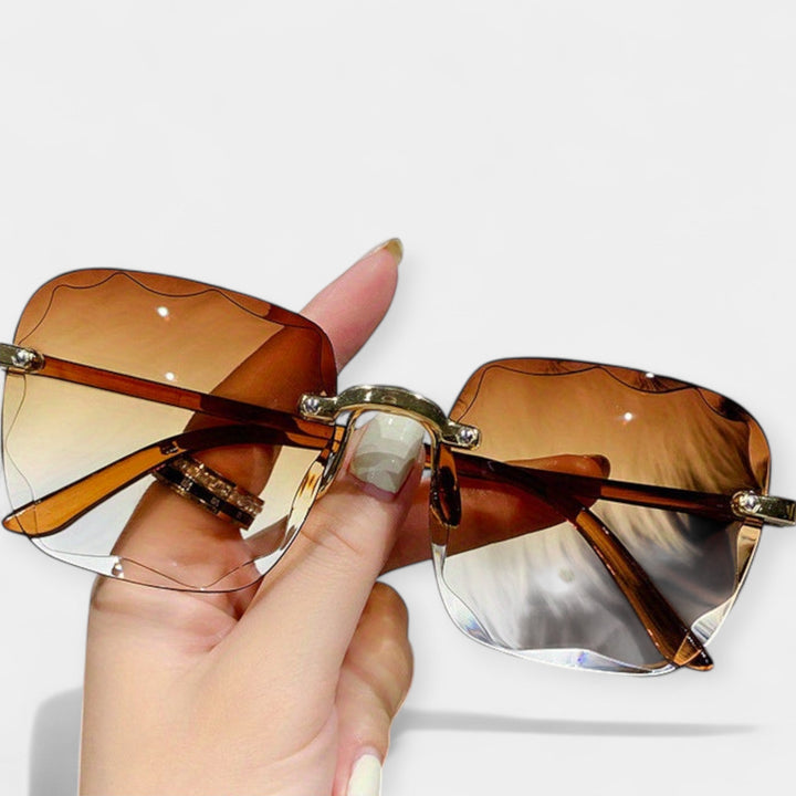 Classic retro rimless glasses