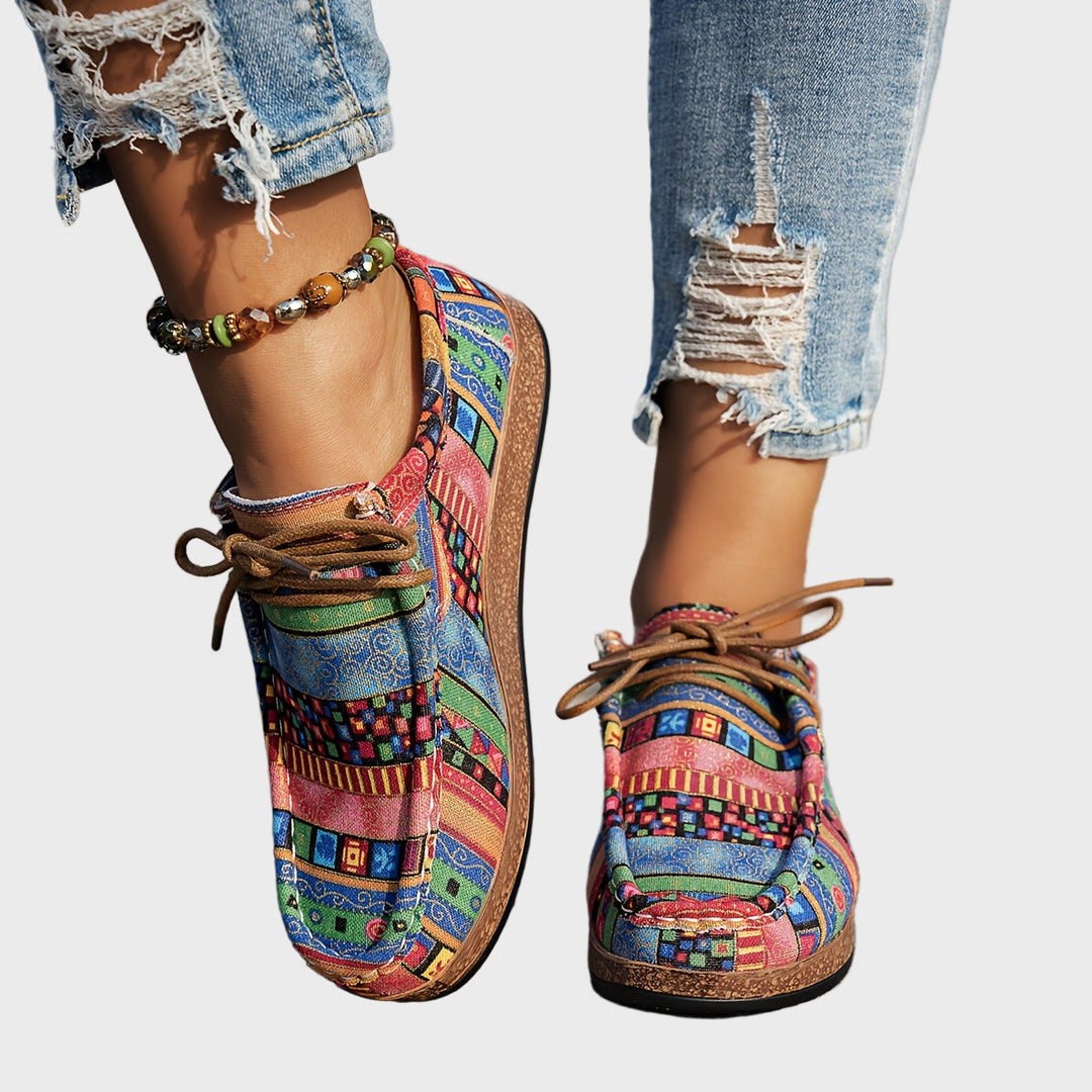 Beáta - Colourful Boho Shoes