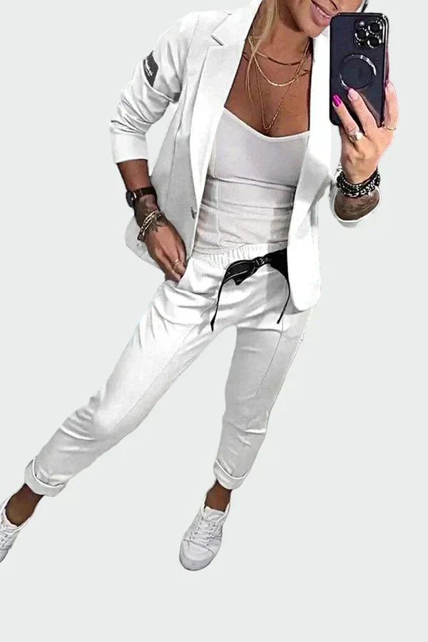 Ella - Women's loose trousers and jacket set