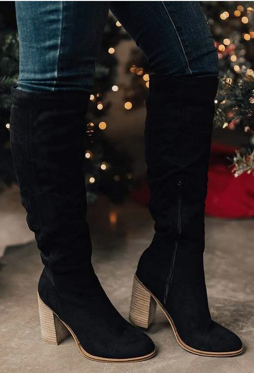 Heeled Knee Boots