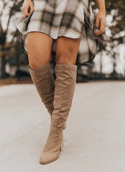 Heeled Knee Boots