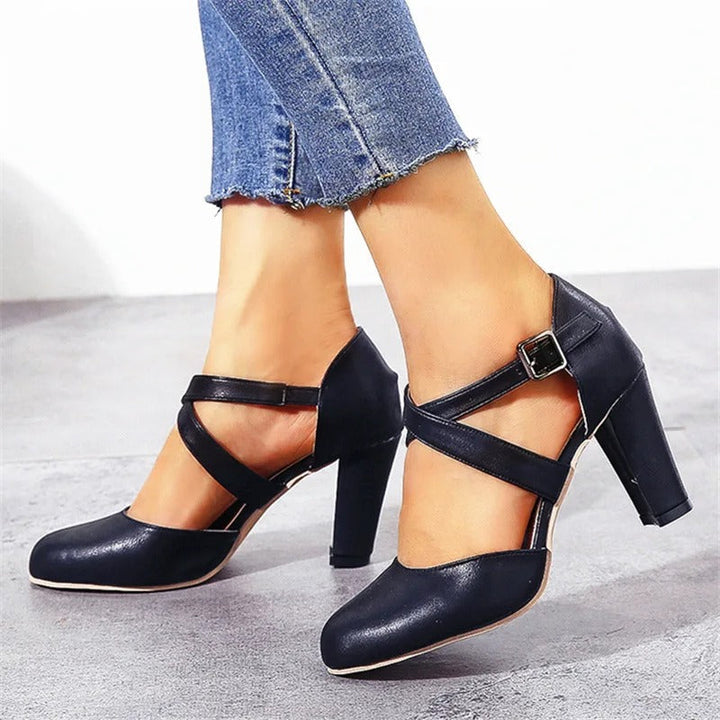 Cross Strap Pumps