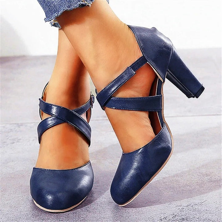 Cross Strap Pumps