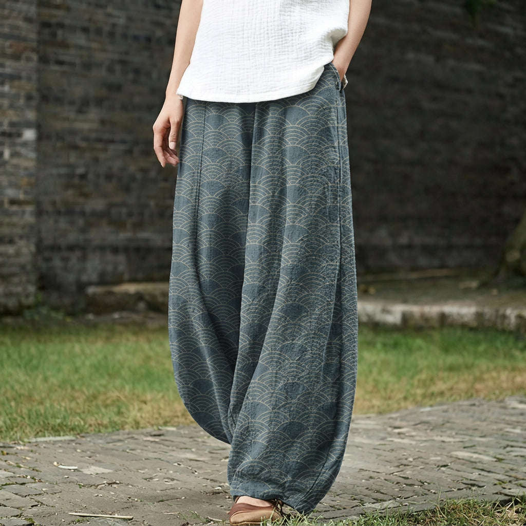 Gabrielle – Wide trousers in gray