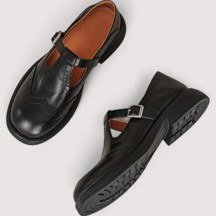 Leather Mary Jane Shoes