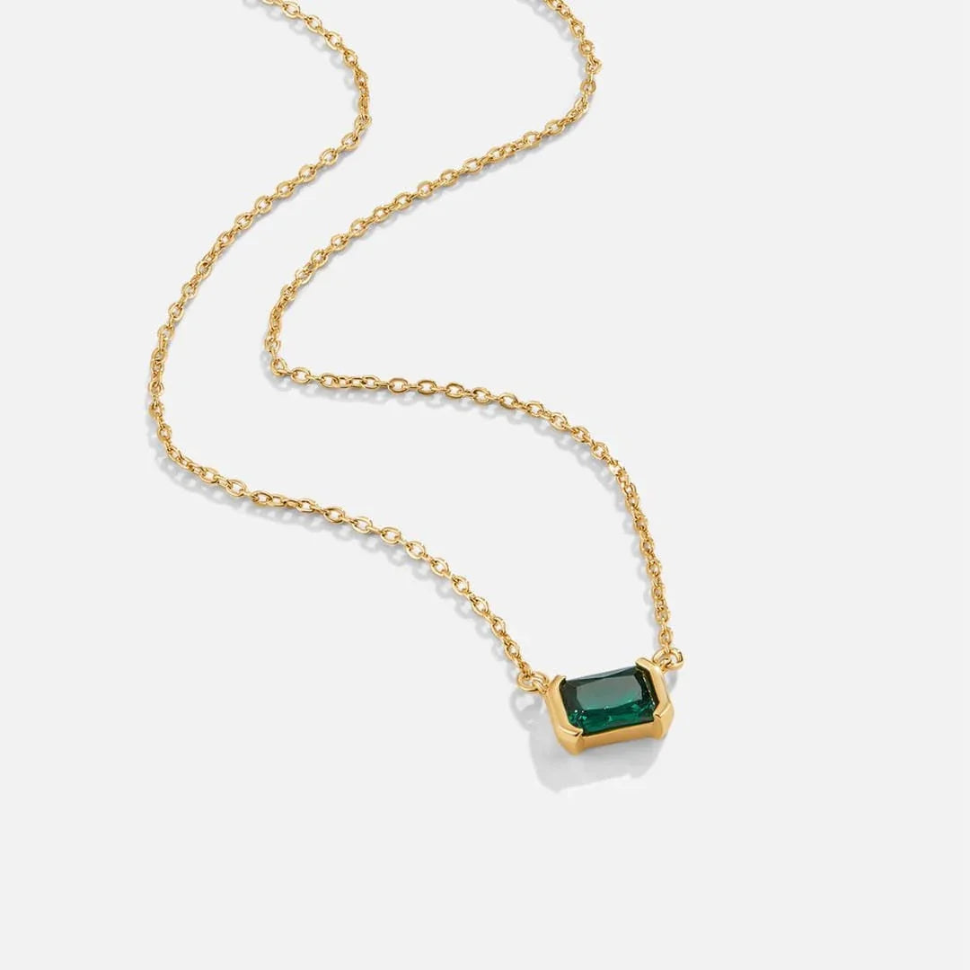 Fleur Emerald Necklace