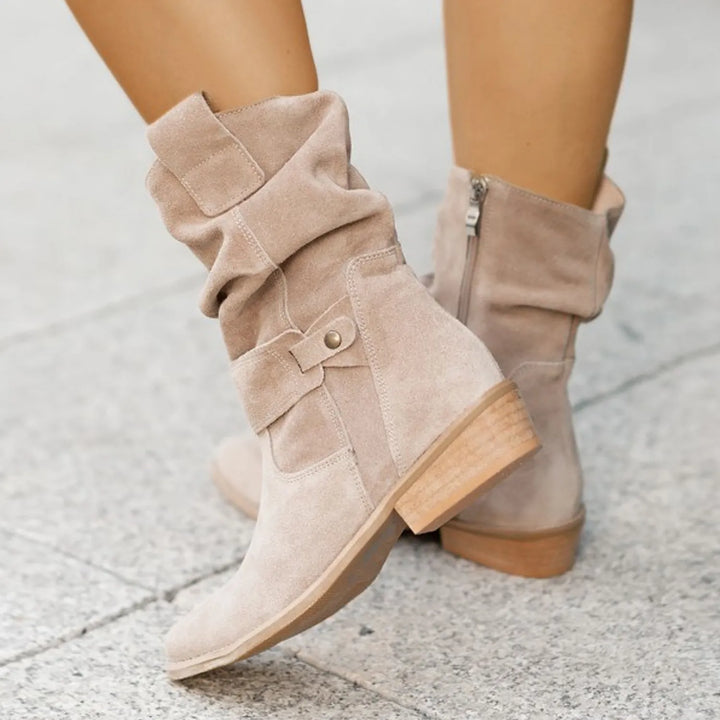 Ivana Suede Ankle Boots