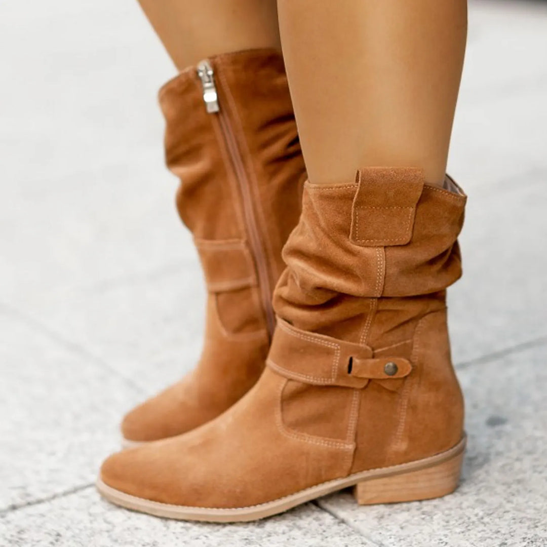 Ivana Suede Ankle Boots