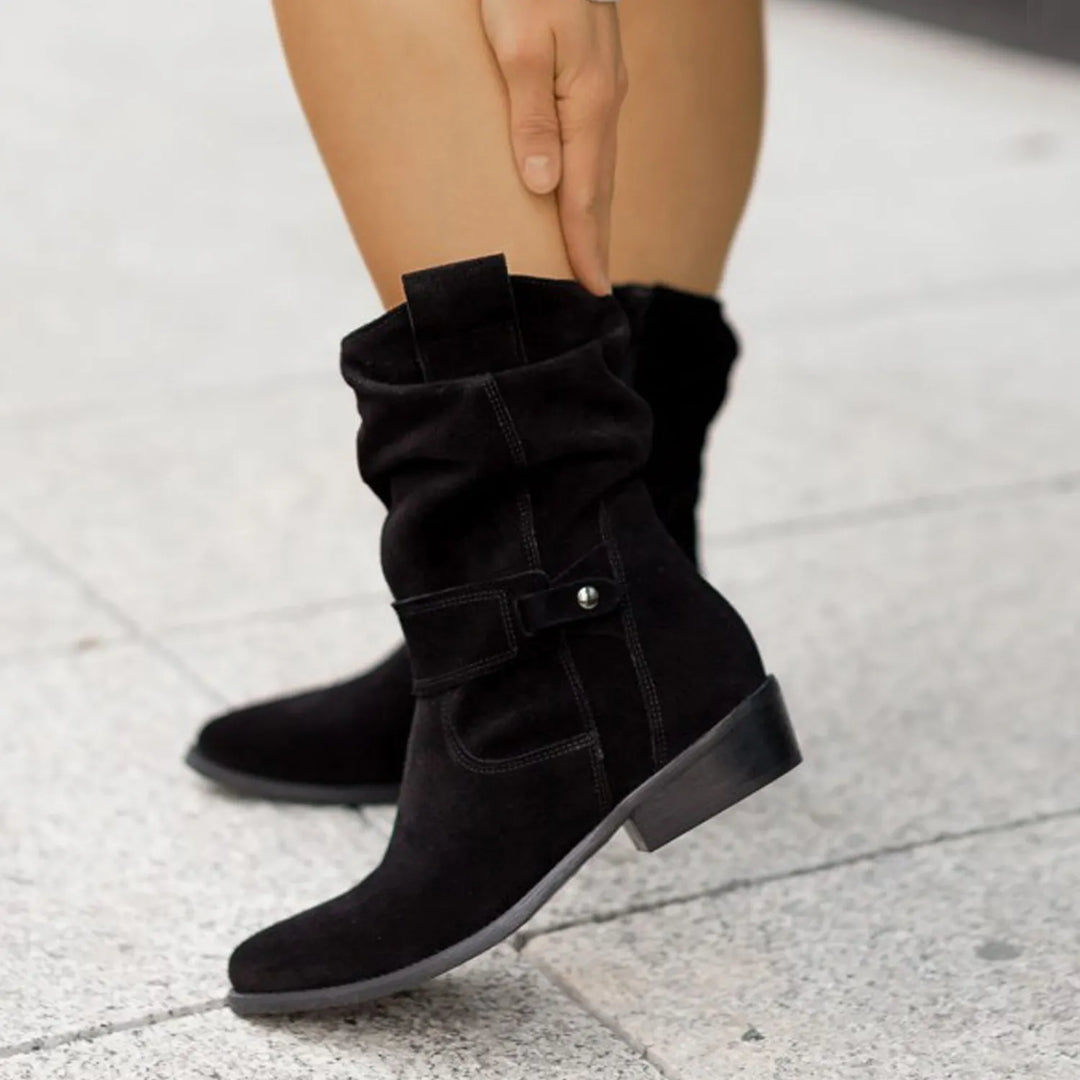 Ivana Suede Ankle Boots