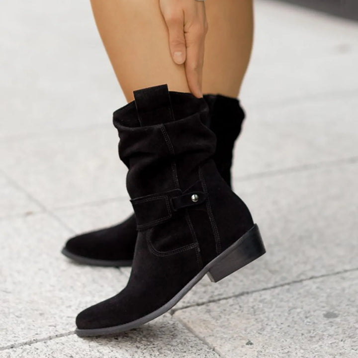 Ivana Suede Ankle Boots
