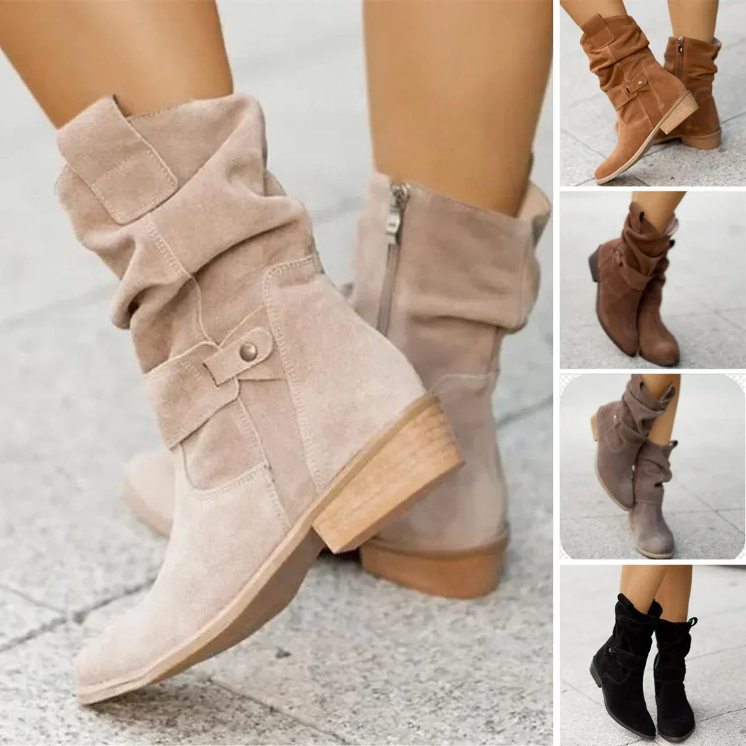 Warm Suede Ankle Boots