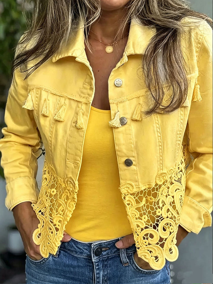 Brooklyn | Jacket with Fringes and Lace