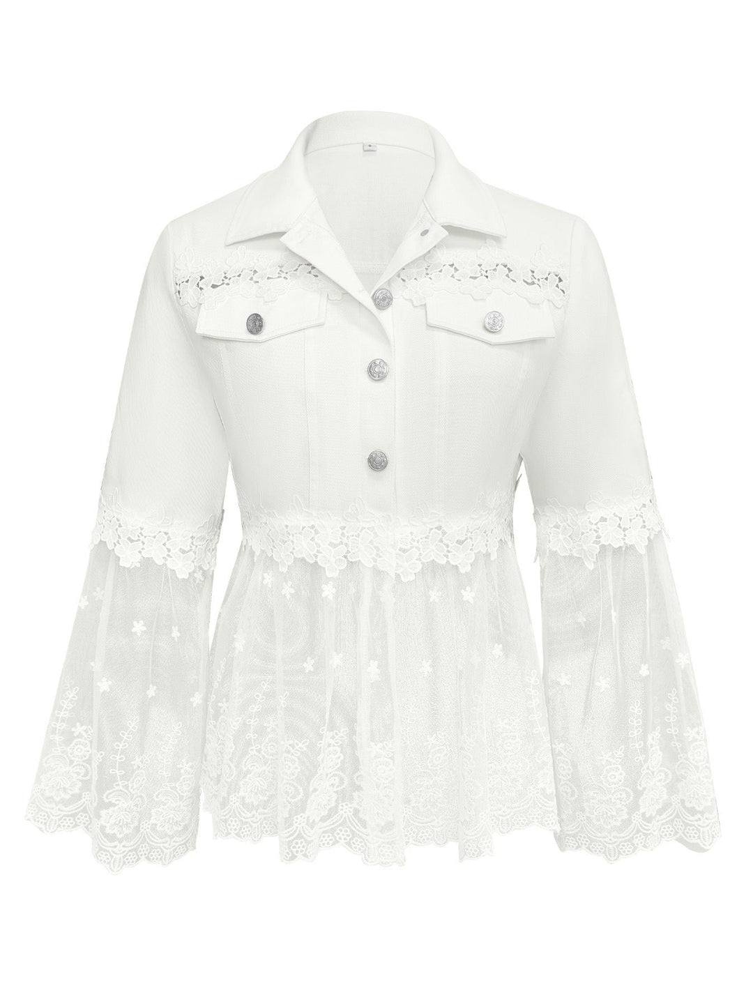 Addison | Jacket with lace inserts