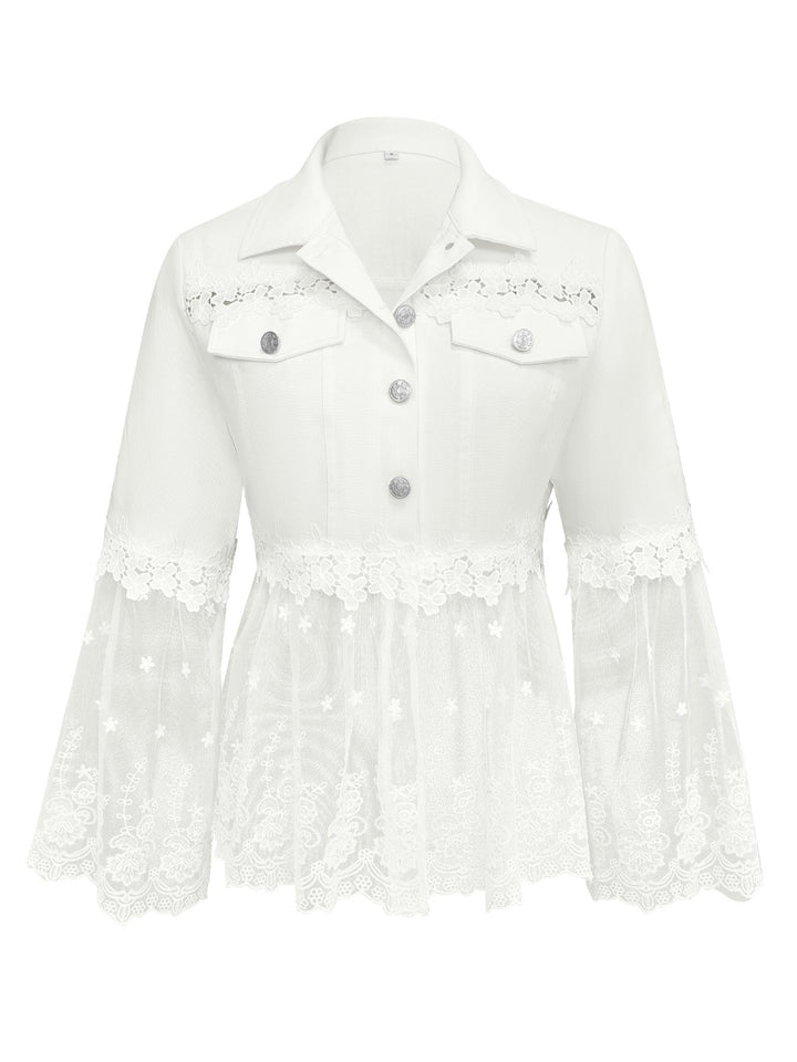 Addison | Jacket with lace inserts