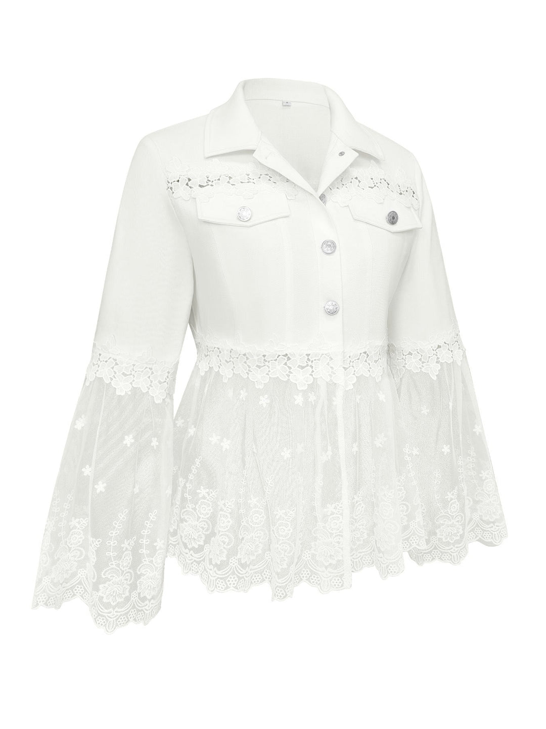 Addison | Jacket with lace inserts
