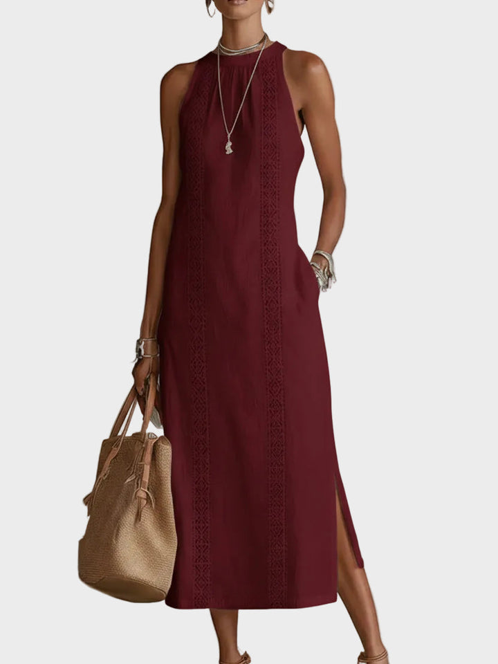 Jimena - linen midi dress