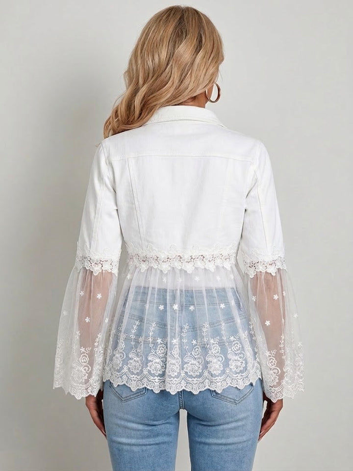 Addison | Jacket with lace inserts