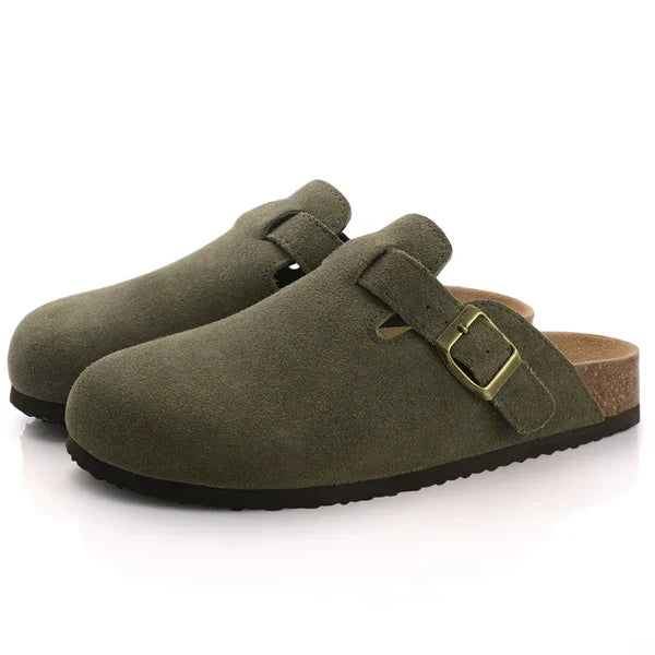 Suede Look Clogs