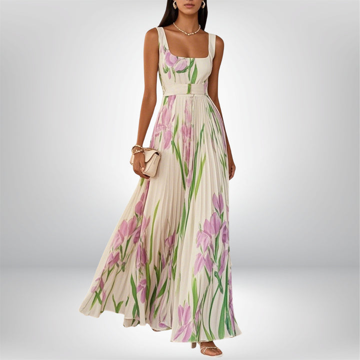 Penélope - Maxi dress with Chiffon