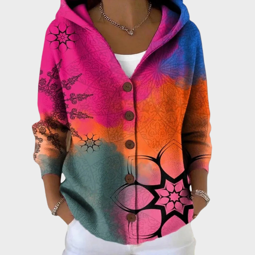 Cassidy - Warm long cardigan for women