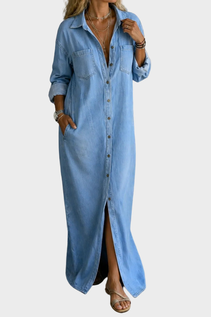 Delana - Dress With Buttons