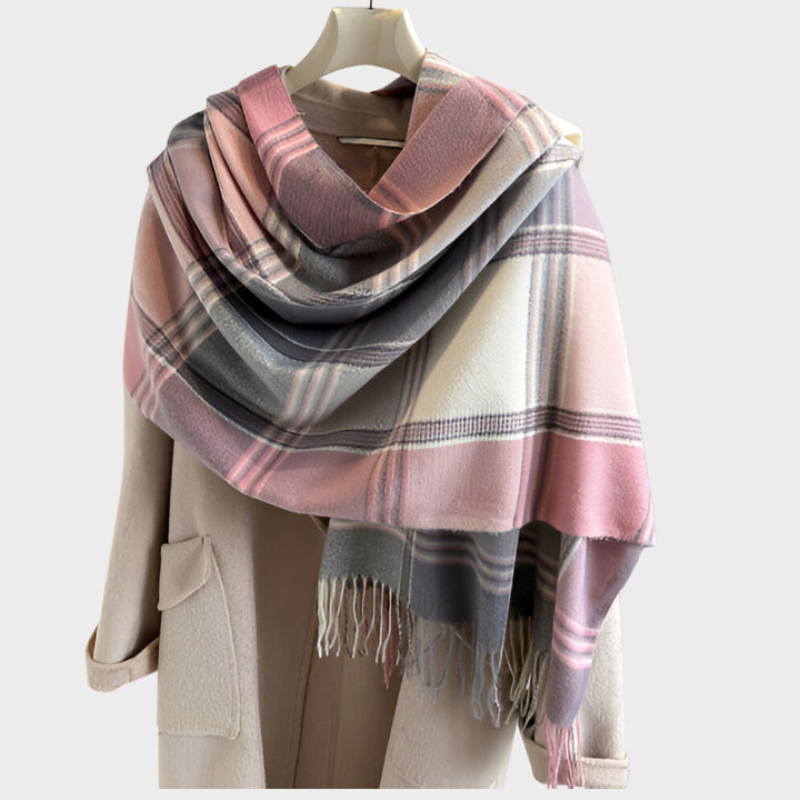 Balbina - Luxurious Classic Checked Scarf