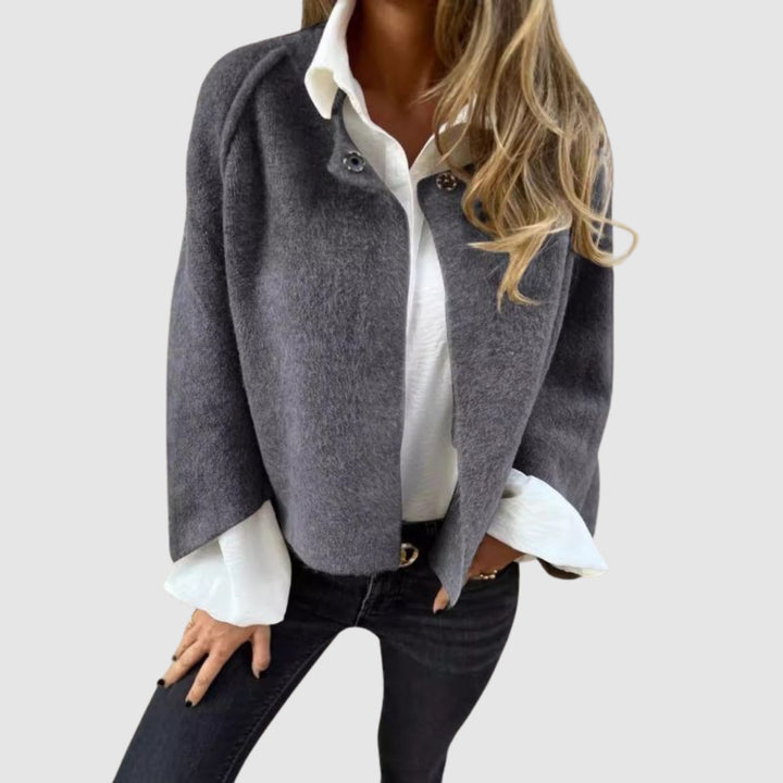Jasmína - Coat with a loose neckline