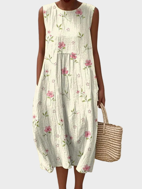 Janet - Comfortable Midi Dress