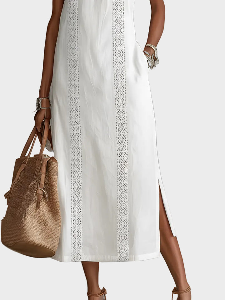Jimena - linen midi dress