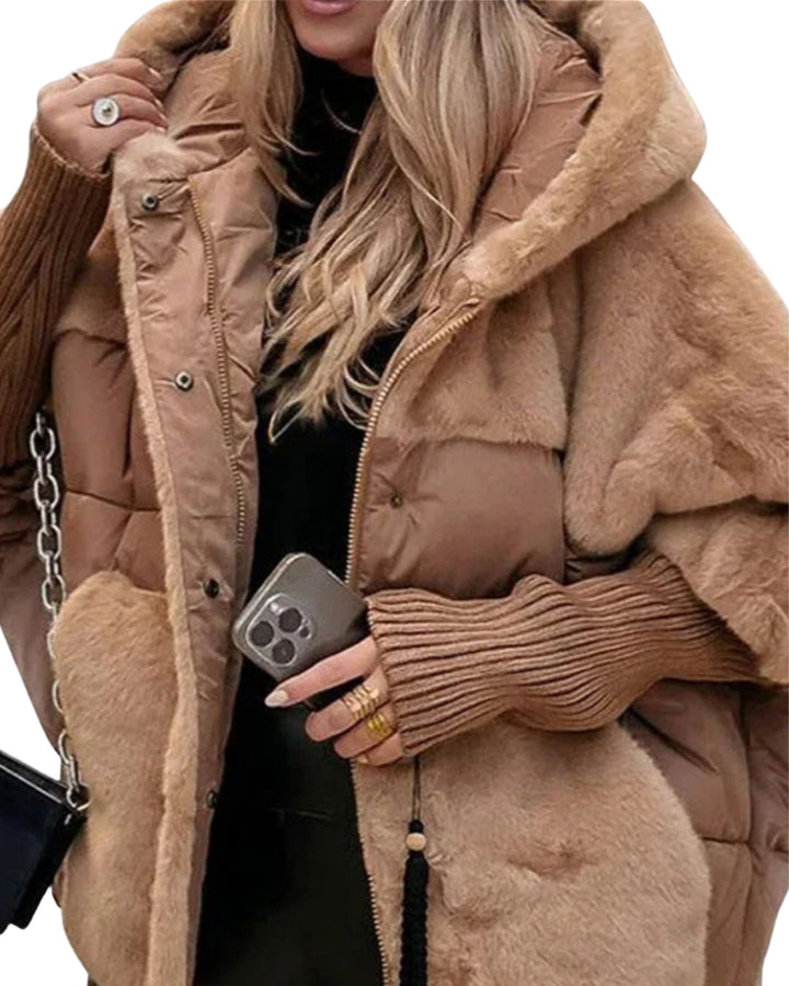 Dominika - Quilted coat with a hood