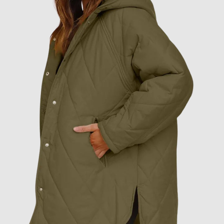 Kristýna - Excessively large winter coat with a hood
