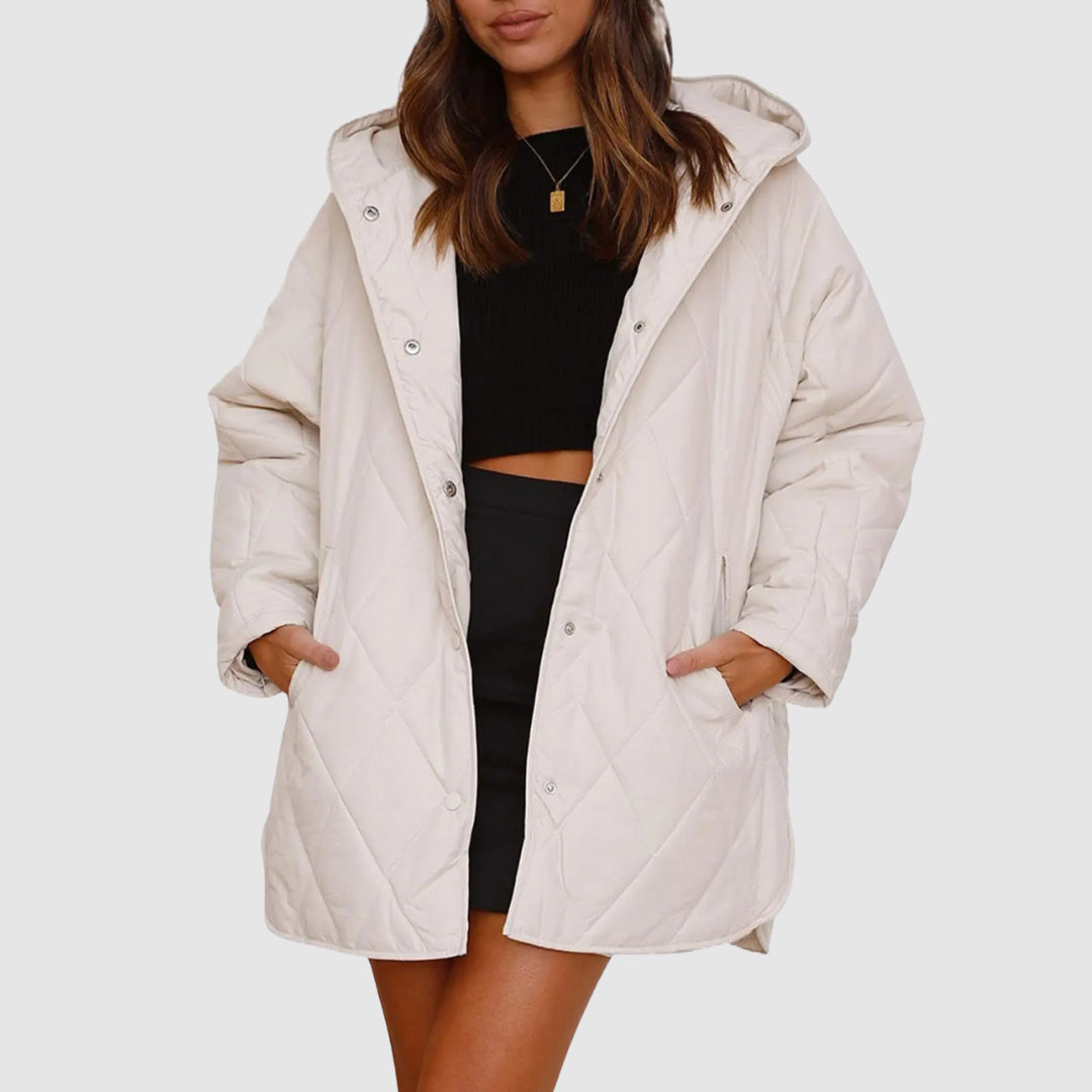 Kristýna - Excessively large winter coat with a hood