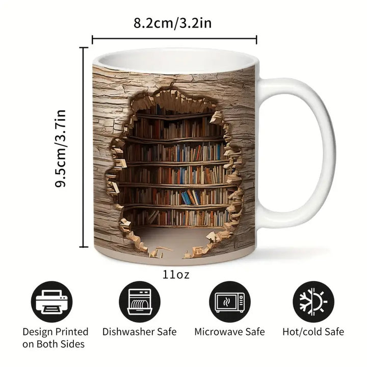 'Heat Activated' Enchanted Library Mug