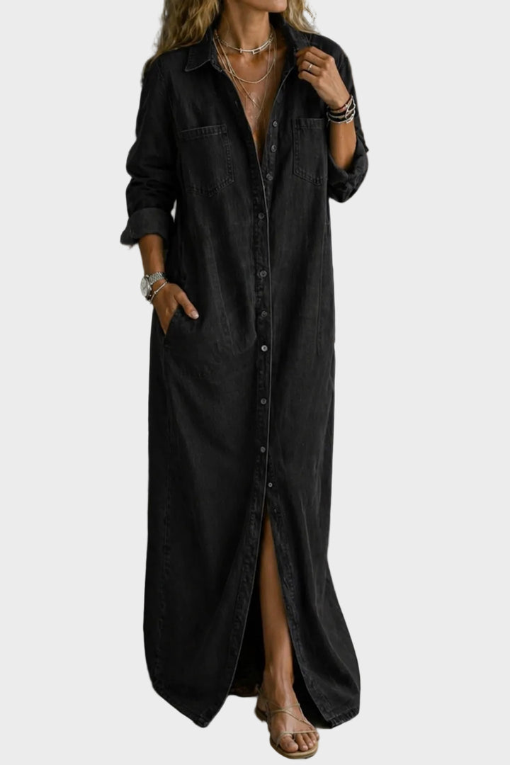 Delana - Dress With Buttons