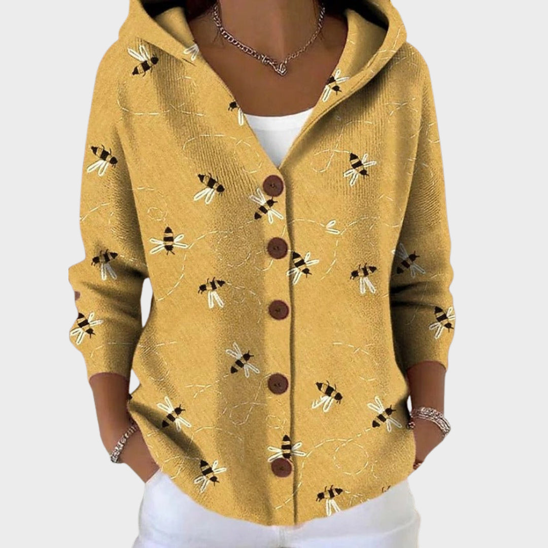 Cassidy - Warm long cardigan for women