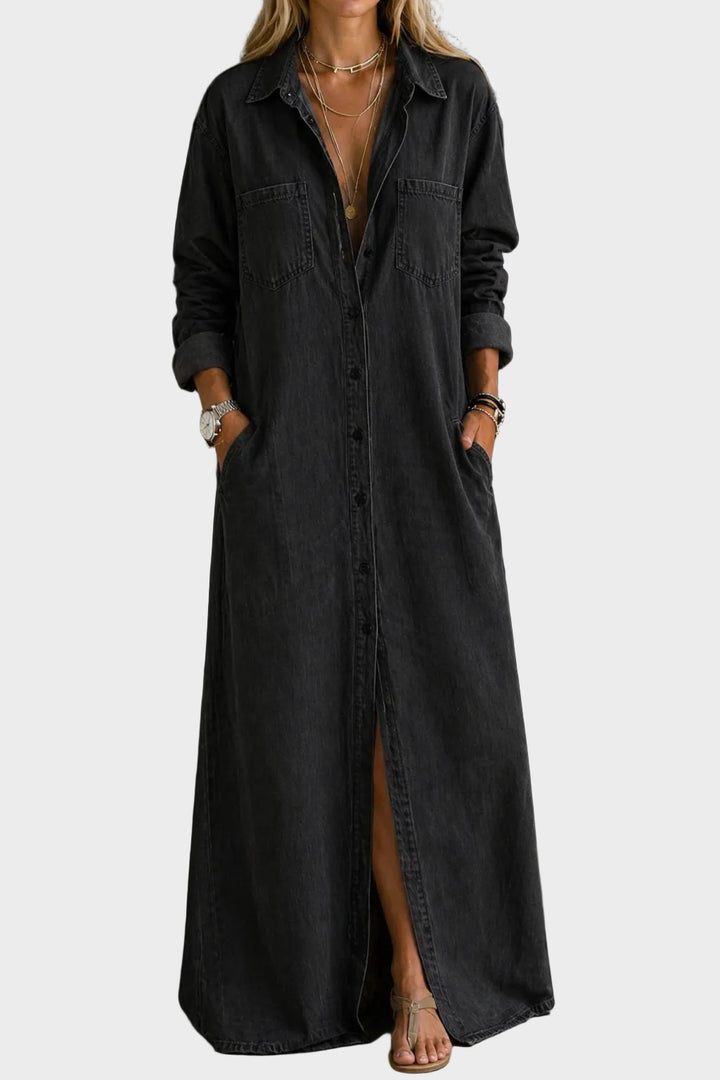 Delana - Dress With Buttons