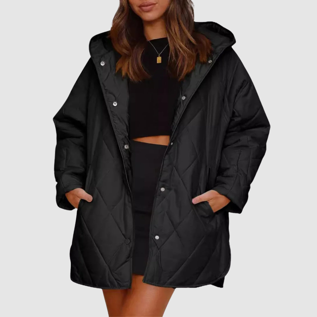 Kristýna - Excessively large winter coat with a hood