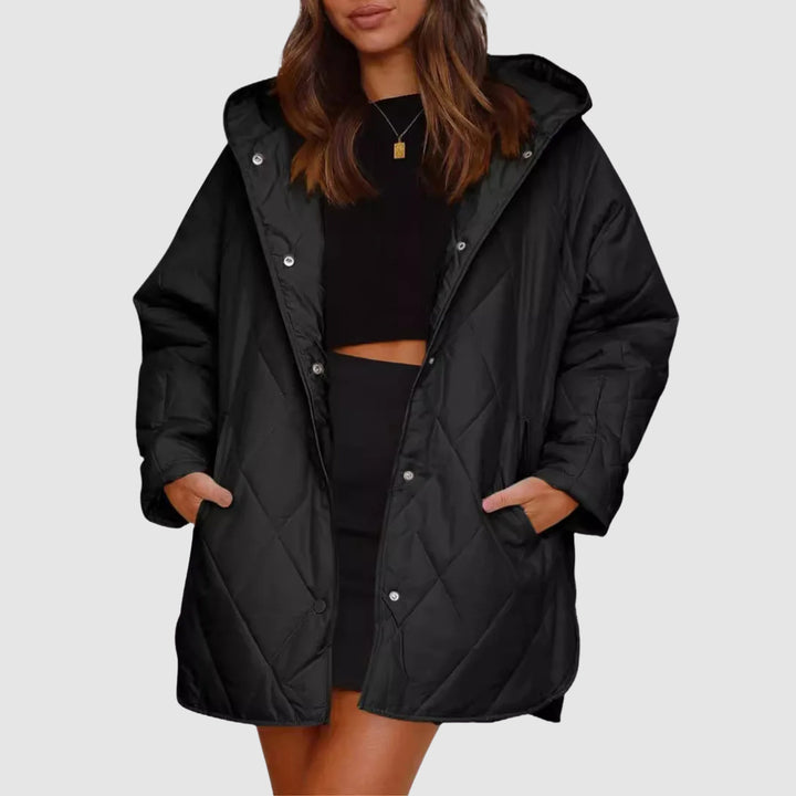 Kristýna - Excessively large winter coat with a hood