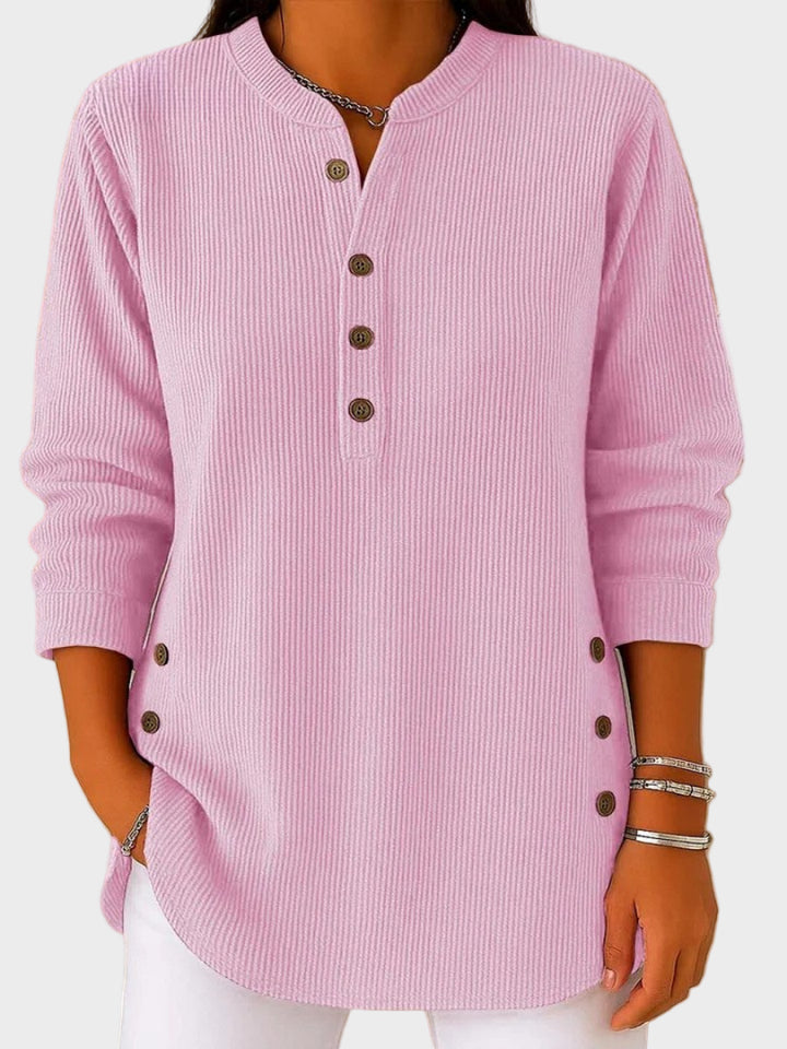 Seraphina - Classic sweater with a round neckline