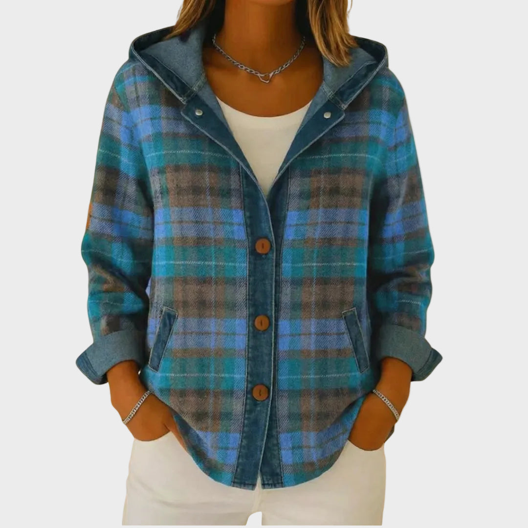 Els - Lined plaid shacket