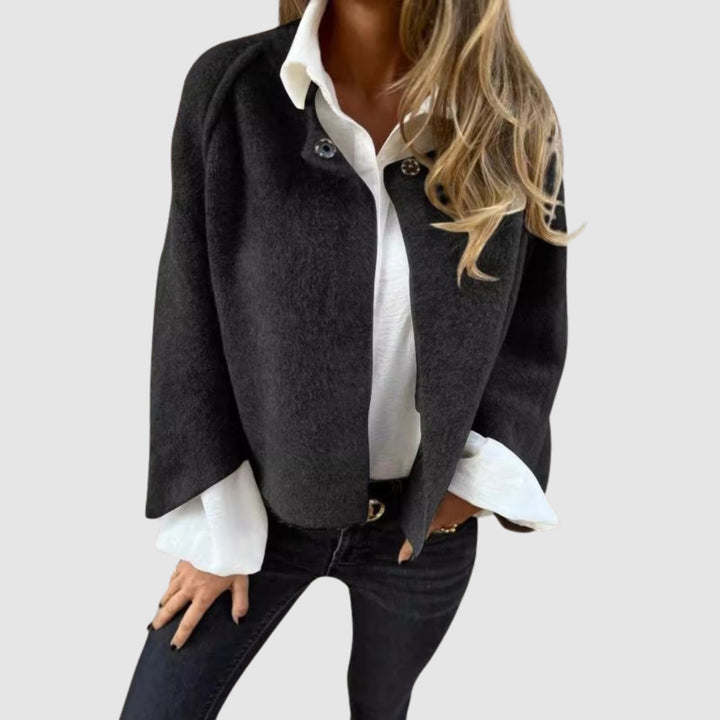 Jasmína - Coat with a loose neckline