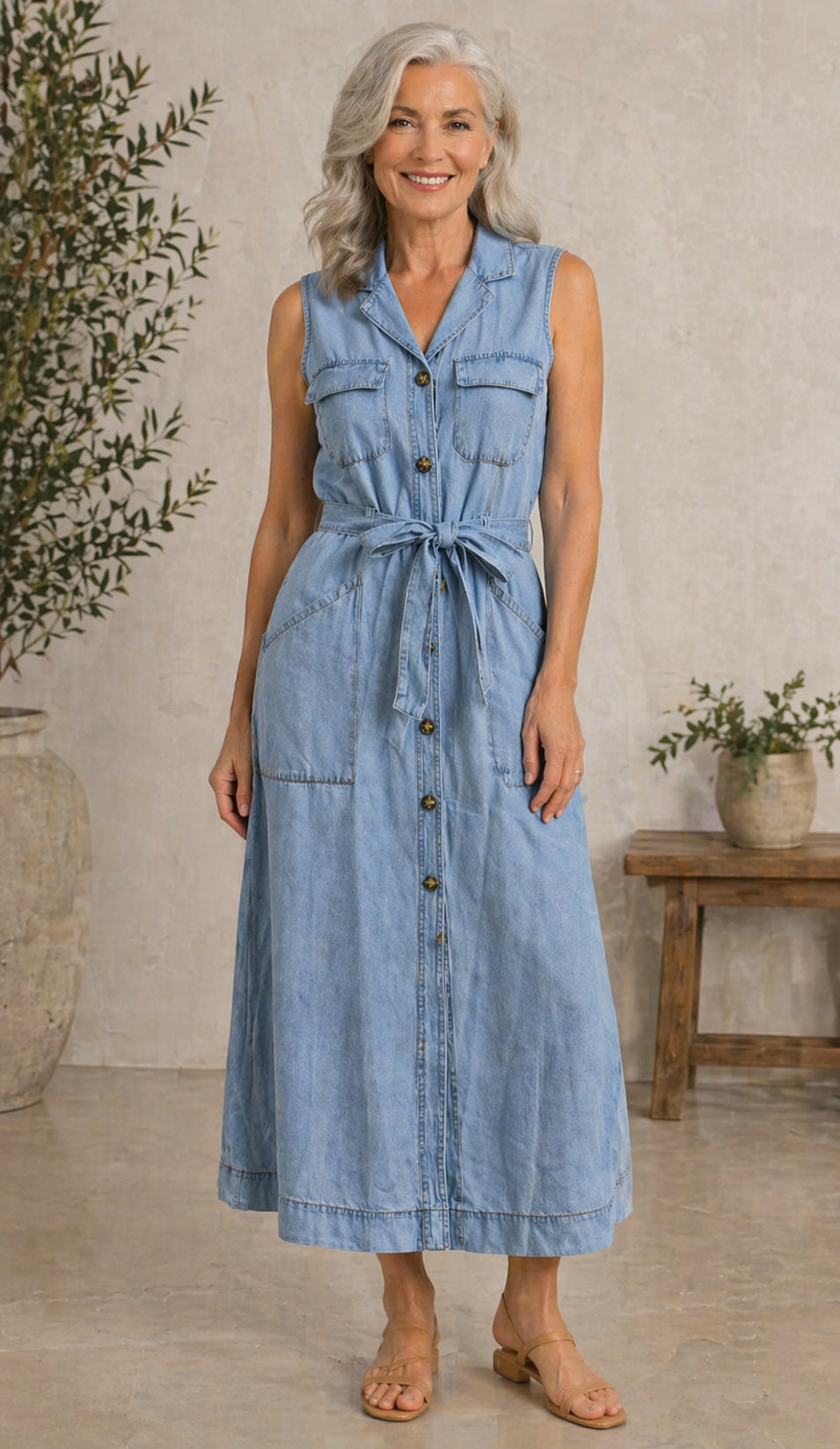 Sandra - Denim dress