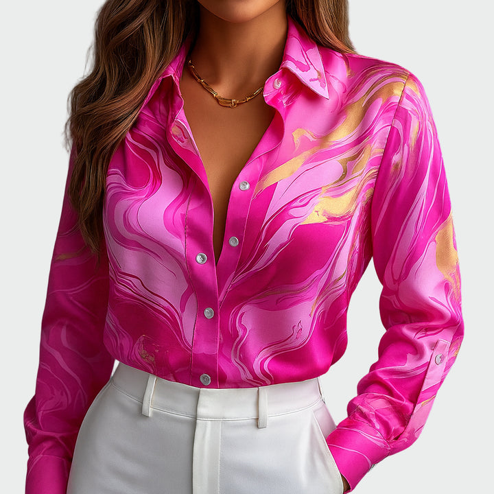 Anna - Flow satin shirt