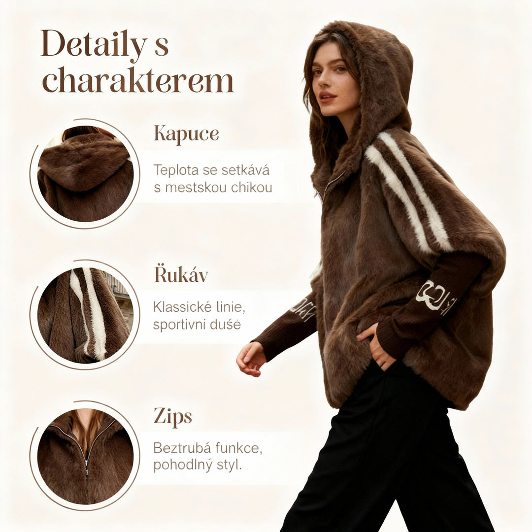 Karolína – Comfortable Coat with Hood